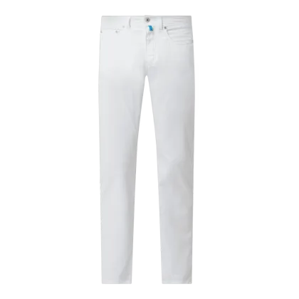 Zdjęcie Spodnie o kroju tapered fit z dodatkiem streczu model ‘Lyon’ — ‘Futureflex’