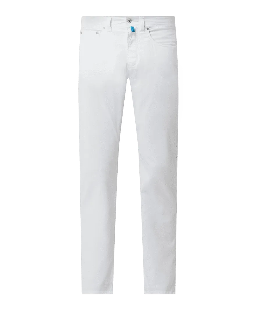 obrazek 1 Spodnie o kroju tapered fit z dodatkiem streczu model ‘Lyon’ — ‘Futureflex’