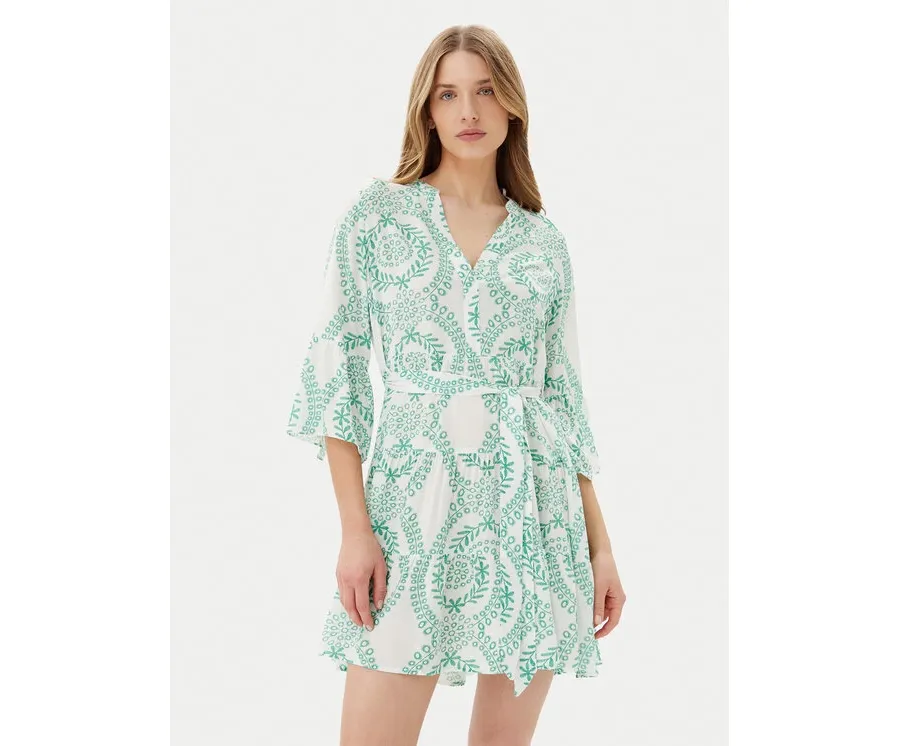 obrazek 1 Vero Moda Sukienka codzienna Melba 10329936 Zielony Loose Fit