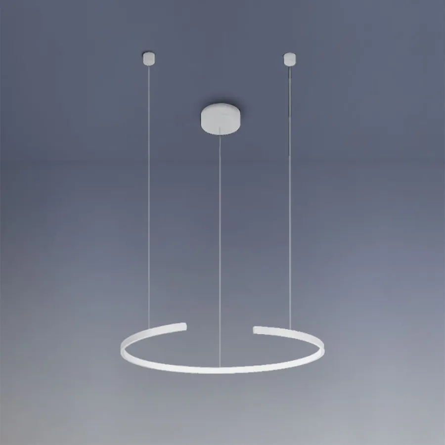 obrazek 1 Biała lampa wisząca Olympic - LED, 30W, 1580LM, 3000K
