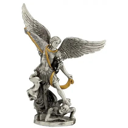 Zdjęcie Figurka Michała Archanioła z pewteru