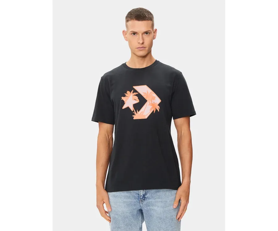 obrazek 1 Converse T-Shirt M Festival Star Chev Tee 10026417-A01 Czarny Regular Fit