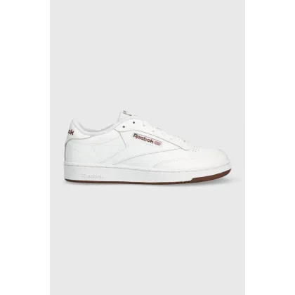 Zdjęcie Reebok Classic sneakersy skórzane Club C 85 FZ6012 kolor biały FZ6012.100039279-WH/WH/RO
