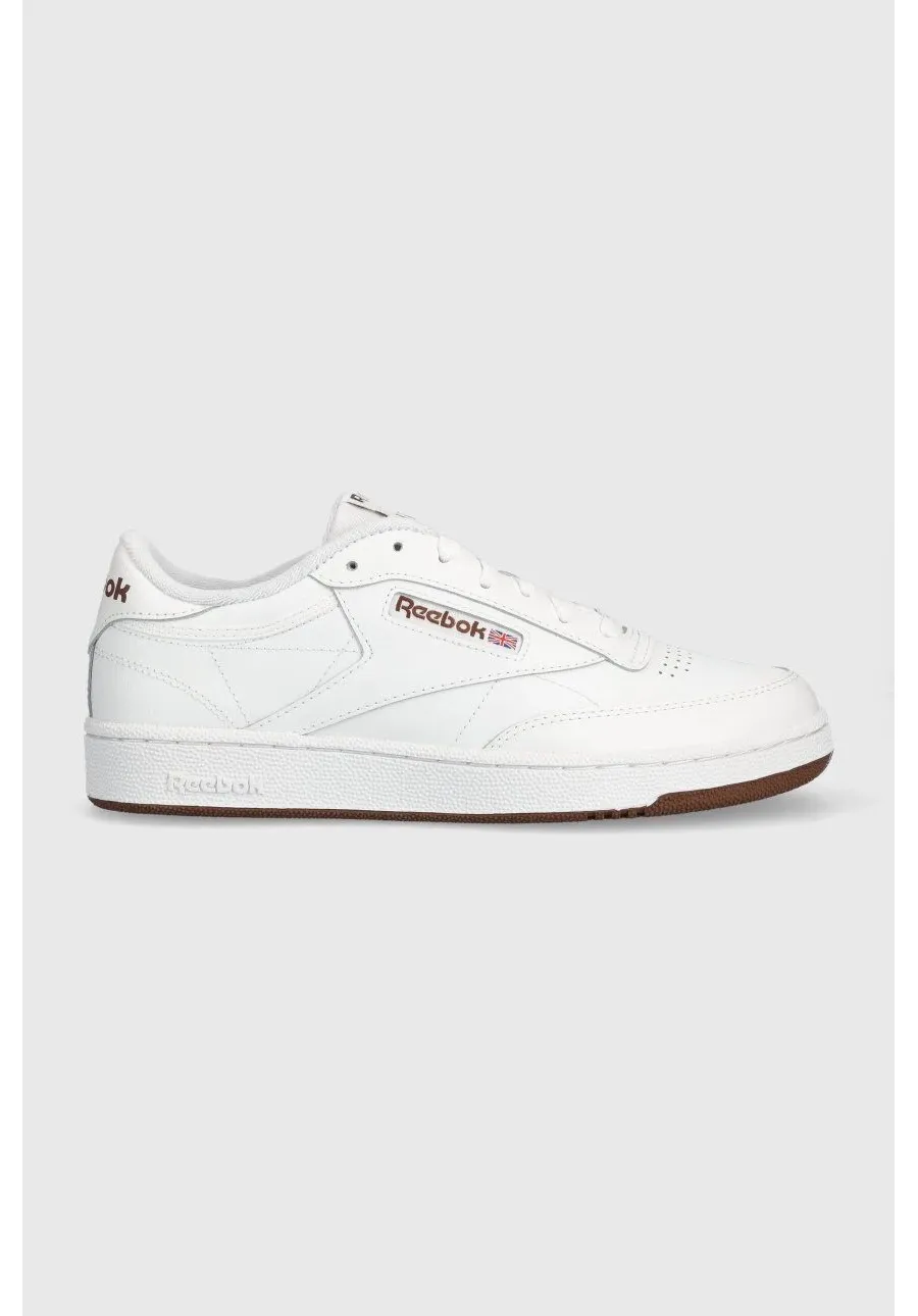 obrazek 1 Reebok Classic sneakersy skórzane Club C 85 FZ6012 kolor biały FZ6012.100039279-WH/WH/RO