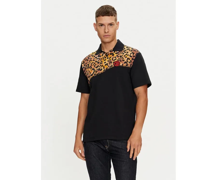 obrazek 1 Just Cavalli Polo 76OAG6R2 Czarny Regular Fit