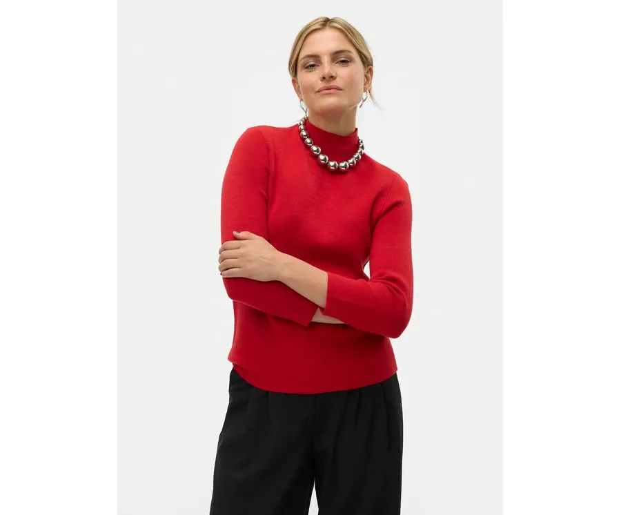 obrazek 1 Vero Moda Golf Gold 10320585 Czerwony Regular Fit