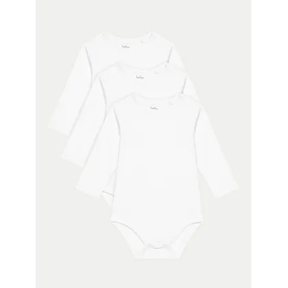 Zdjęcie OVS Komplet 3 par body dziecięcych 2113552 Biały