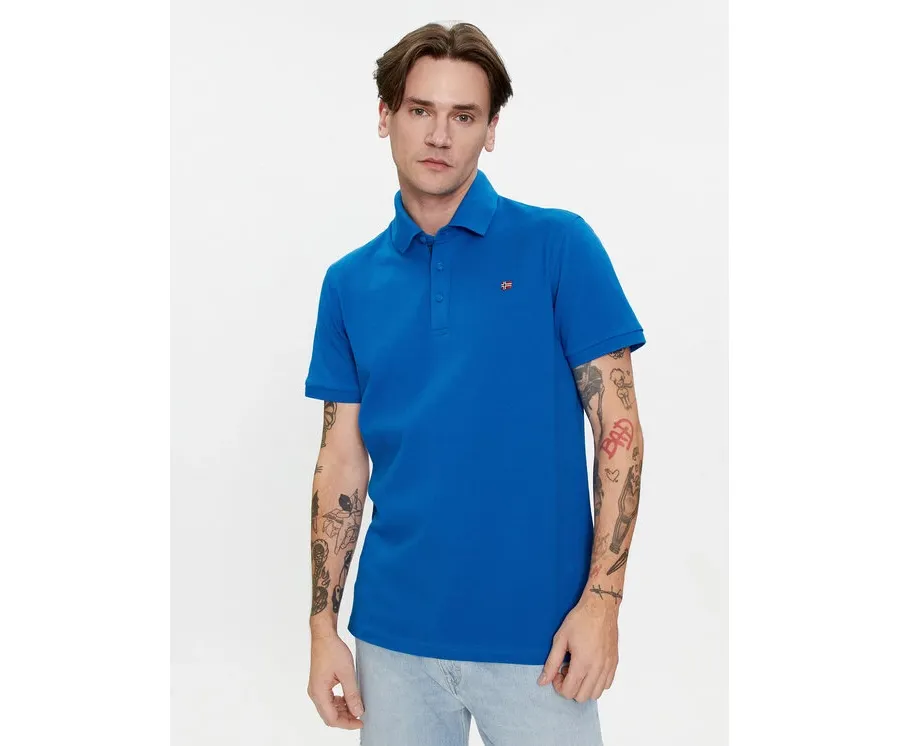 obrazek 1 Napapijri Polo Eolanos 3 NP0A4GB3 Niebieski Regular Fit