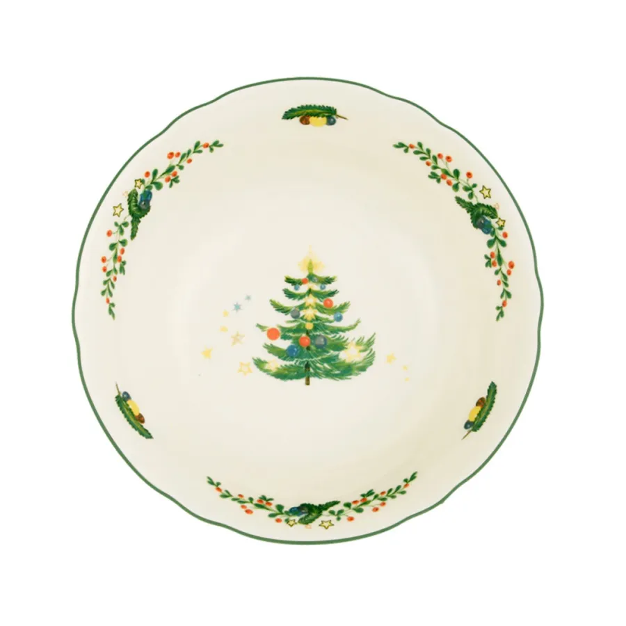 obrazek 2 Okrągła miska deserowa z porcelany 15 cm ze świątecznym zdobieniem - Seltmann Weiden