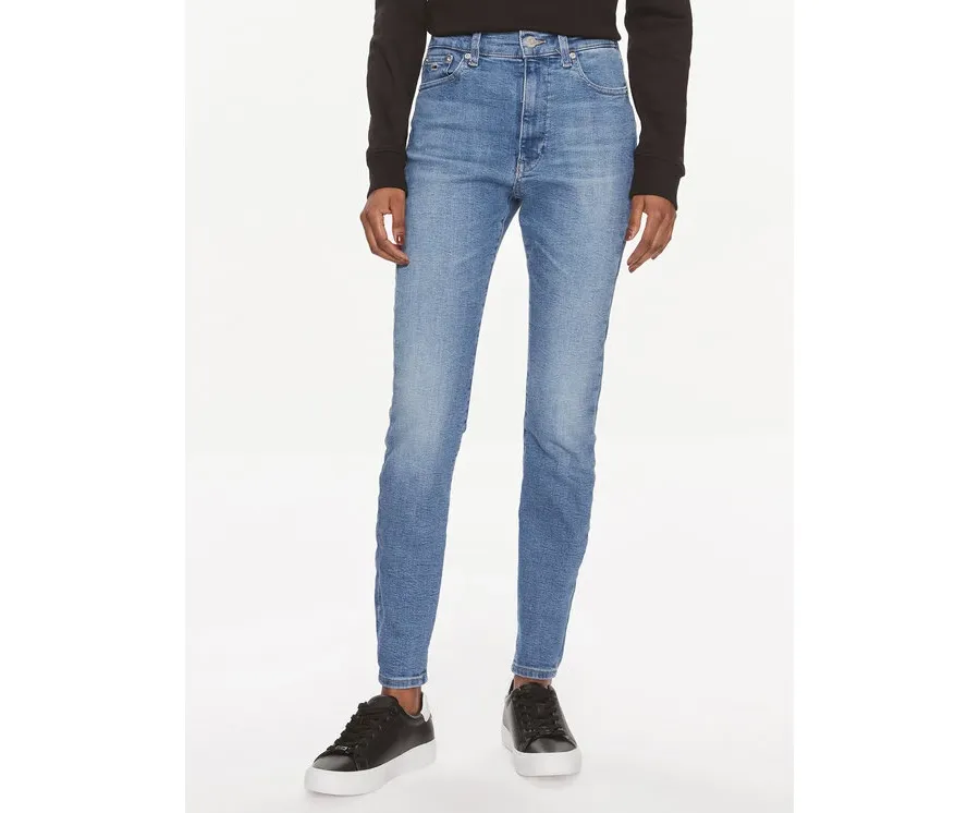 obrazek 1 Tommy Jeans Jeansy Sylvia DW0DW17591 Niebieski Skinny Fit