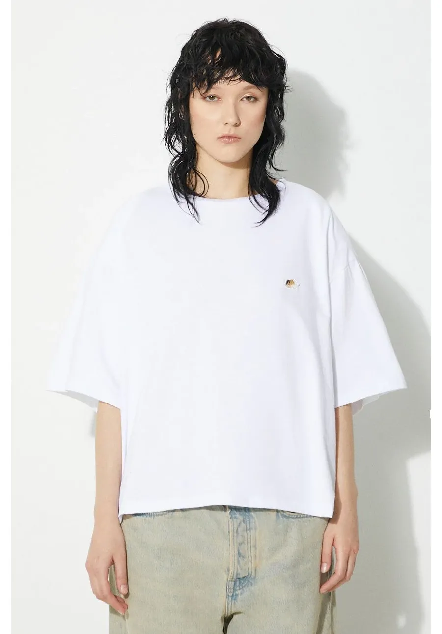 obrazek 1 Fiorucci t-shirt bawełniany Angel Patch Padded T-Shirt kolor biały gładki M01FPTSH105CJ01WH01