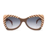 Picture Luxurious women's glasses - Italian product - Legno Light