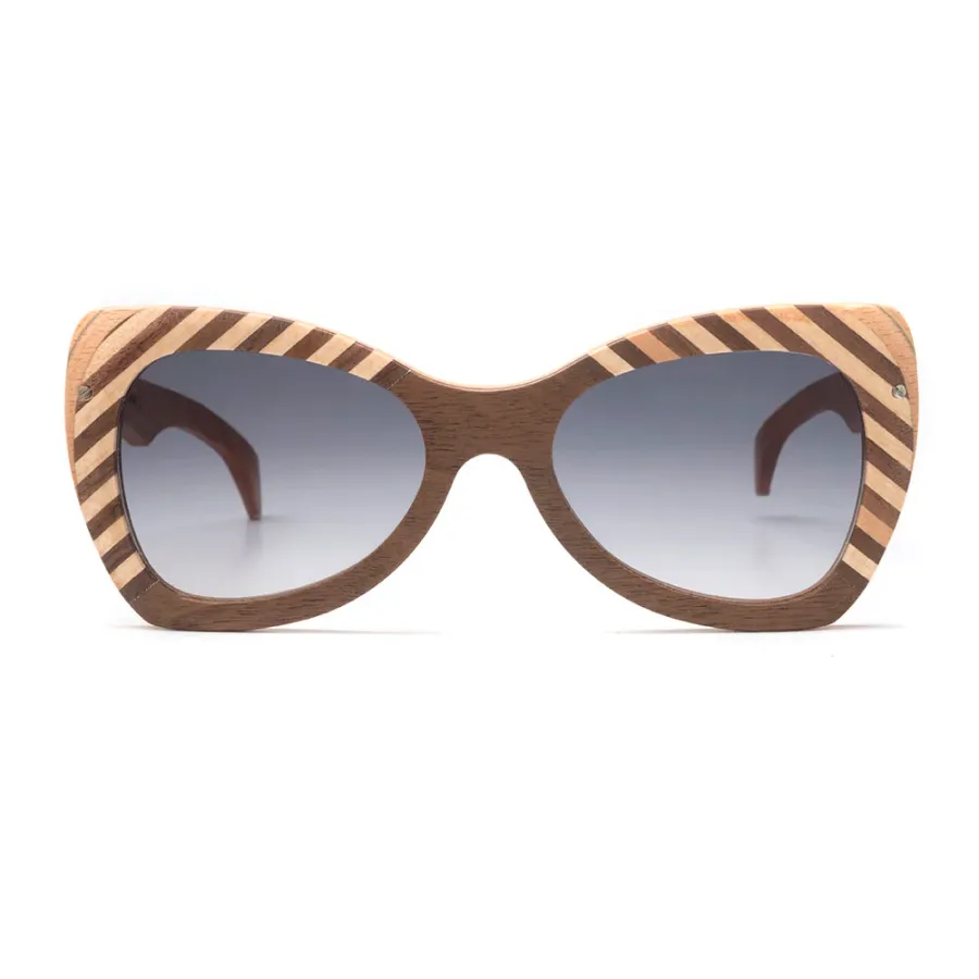 obrazek 1 Luksusowe damskie okulary - włoski produkt - Legno Light