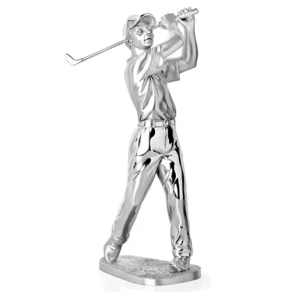 Zdjęcie Elegancka figurka golfisty - prezent na biurko