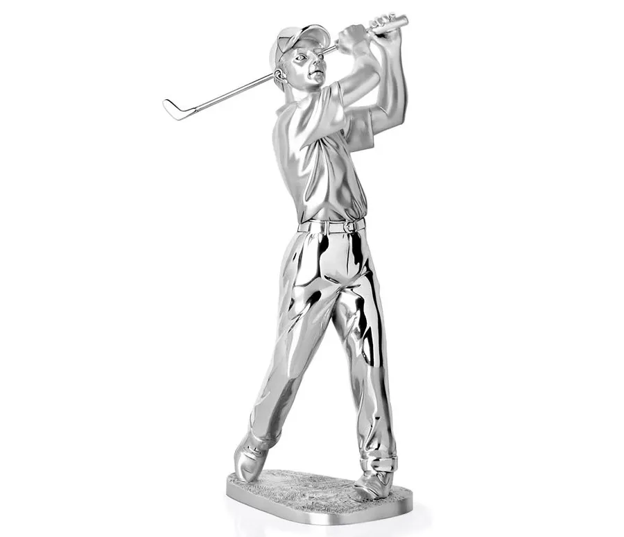 obrazek 1 Elegancka figurka golfisty - prezent na biurko