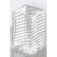 Picture Beautiful Italian toothbrush container made of hand-cut crystal - Il Paralume Marina