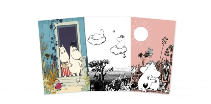 obrazek 2 Niepowtarzalna kolekcja mini notatników Muminki - Flame Tree Publishing