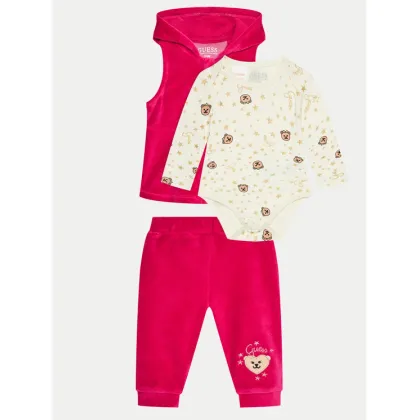 Zdjęcie Guess Komplet dziecięcy S4BG05 KAVN4 Czerwony Regular Fit