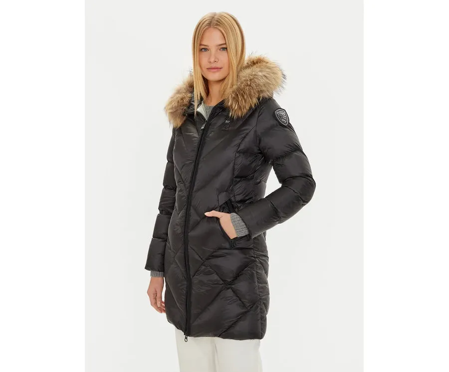 obrazek 1 Blauer Kurtka zimowa 24WBLDK03052 Czarny Regular Fit