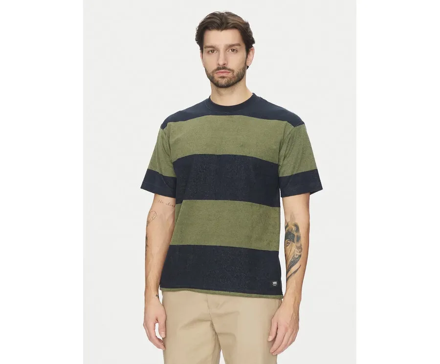 obrazek 1 Vans T-Shirt Bergman VN000KUE Granatowy Regular Fit