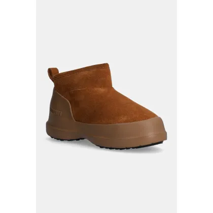 Zdjęcie Moon Boot śniegowce zamszowe MB LUNA LOW BOOT SUEDE kolor brązowy 80D2480040 M008