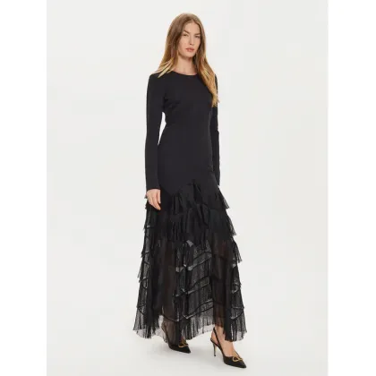 Zdjęcie TWINSET Sukienka koktajlowa 242TT2300 Czarny Slim Fit