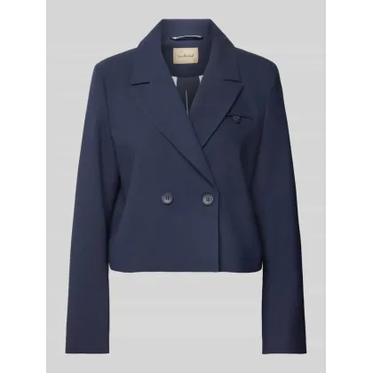 Zdjęcie Żakiet krótki w jednolitym kolorze