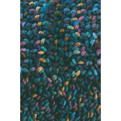 Picture Subtle turquoise loop carpet - STONE 18808