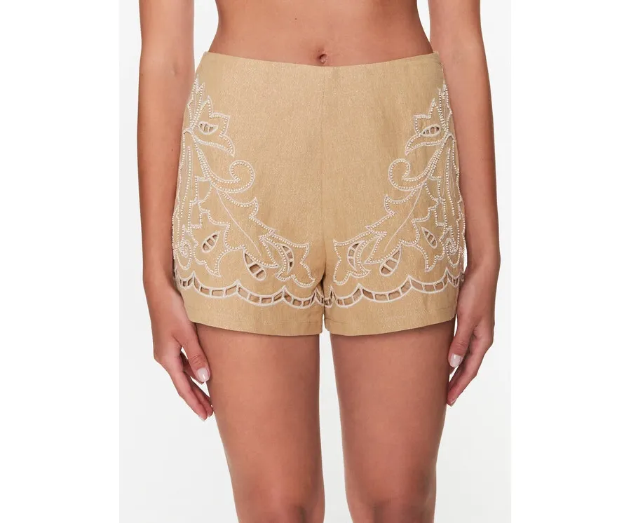 obrazek 1 TWINSET Szorty materiałowe 231TT2382 Beżowy Regular Fit