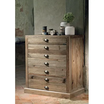 Zdjęcie Elegancka komoda z drewna sosnowego - Guarnieri