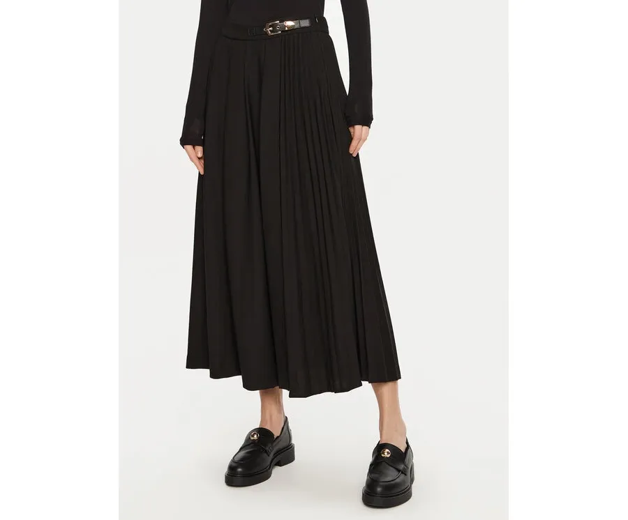 obrazek 1 Lola Casademunt by Maite Spódnica plisowana MF2408004 Czarny Regular Fit