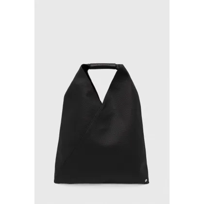 Zdjęcie MM6 Maison Margiela torebka skórzana kolor czarny S54WD0043
