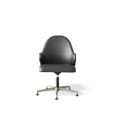 Zdjęcie Wyjątkowe włoskie krzesło obrotowe do biura lub gabinetu - w stylu modernistycznym