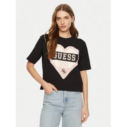 Zdjęcie Guess T-Shirt V5RI01 I3Z14 Czarny Regular Fit