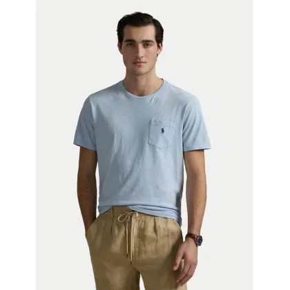 Zdjęcie Polo Ralph Lauren T-Shirt 710964511004 Błękitny Regular Fit