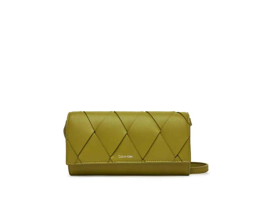 obrazek 1 Calvin Klein Torebka Ck Woven Convertible Wallet Bag K60K612970 Zielony
