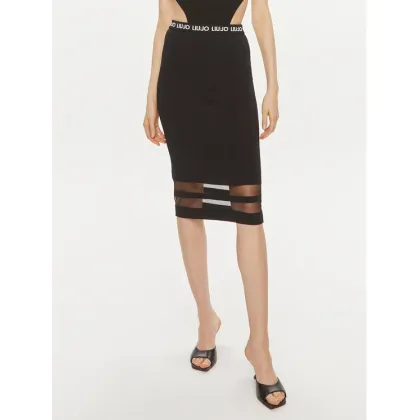 Zdjęcie Liu Jo Spódnica ołówkowa Ecs Gonna Maglia Lon TA4224 MS36L Czarny Slim Fit