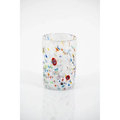 Zdjęcie Niezwykła szklanka ze szkła murano - h. 10.5 cm