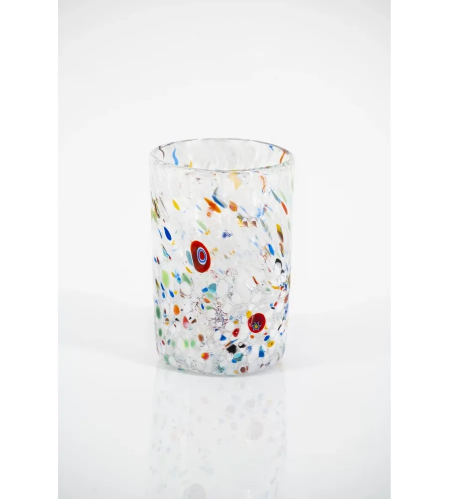 obrazek 1 Niezwykła szklanka ze szkła murano - h. 10.5 cm