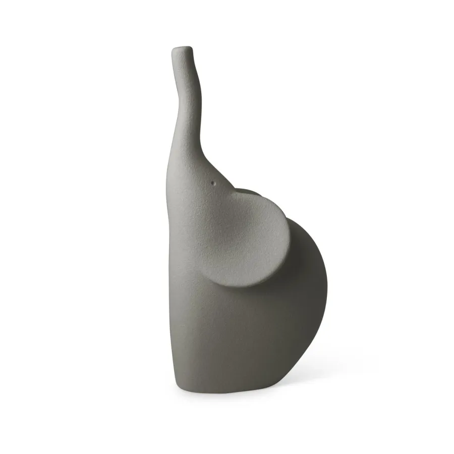 obrazek 3 Włoska ceramiczna figurka słonia - 12x9x26 cm