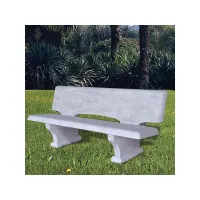 Picture A unique Mortirolo bench with backrest for the garden - Italpark