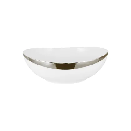 Zdjęcie Porcelanowa okrągła miska na sałatkę 26 cm z kolekcji Ballerina - Porcel