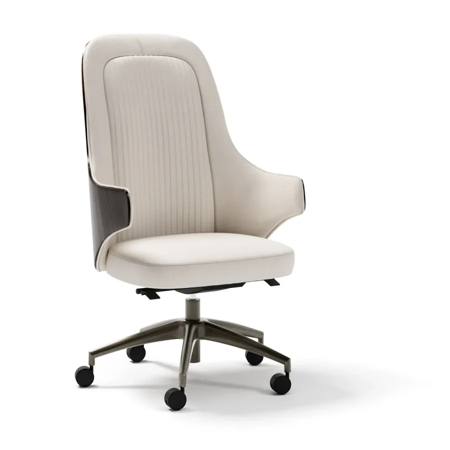 obrazek 5 Eleganckie biurowe krzesło w stylu modernistycznym - prosto z Włoch