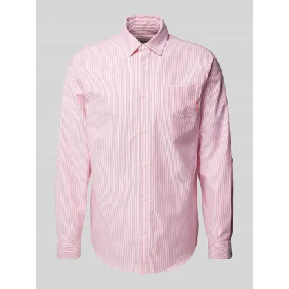 Zdjęcie Koszula casualowa o kroju regular fit z kieszenią na piersi