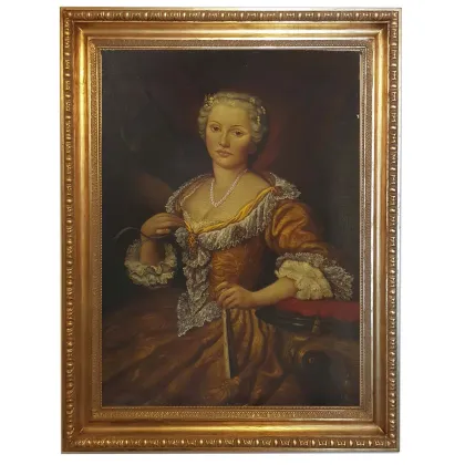 Zdjęcie Portret szlachcianki w stylu barokowym 100x70 cm - Ettore Frattini