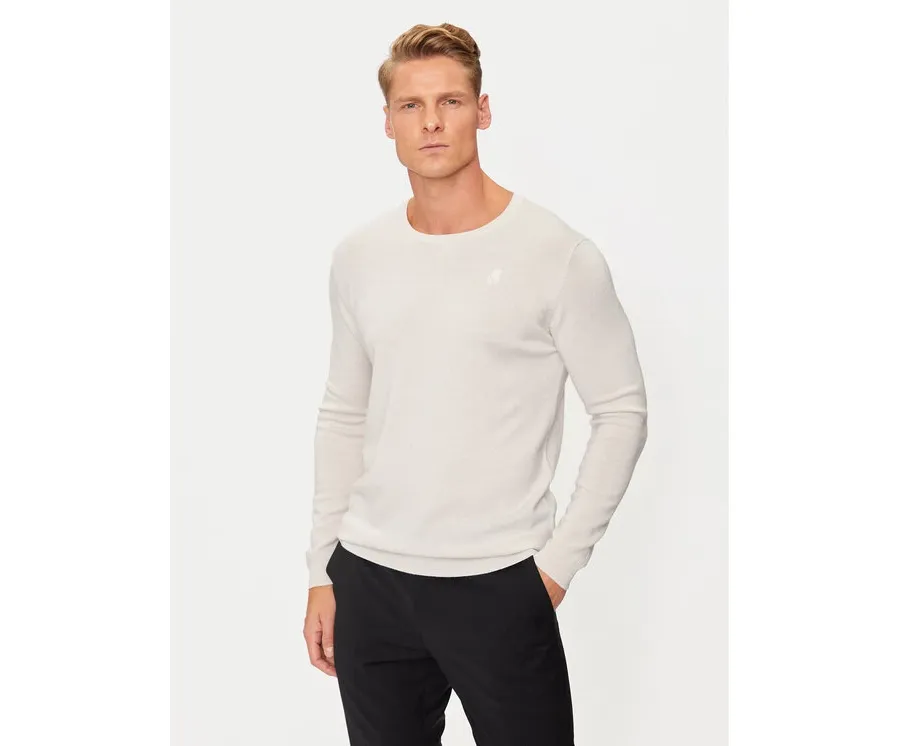 obrazek 1 KARL LAGERFELD Sweter 655000 544399 Beżowy Regular Fit