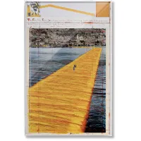Picture Christo and Jeanne-Claude book. The Floating Piers, Art Edition No. 21–40 (Collage) - Taschen