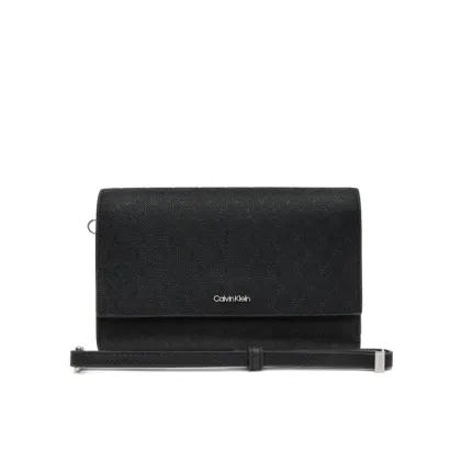 Zdjęcie Calvin Klein Duży Portfel Damski Ck Must Xl Trifold W/Wristel_Mn K60K612940 Czarny