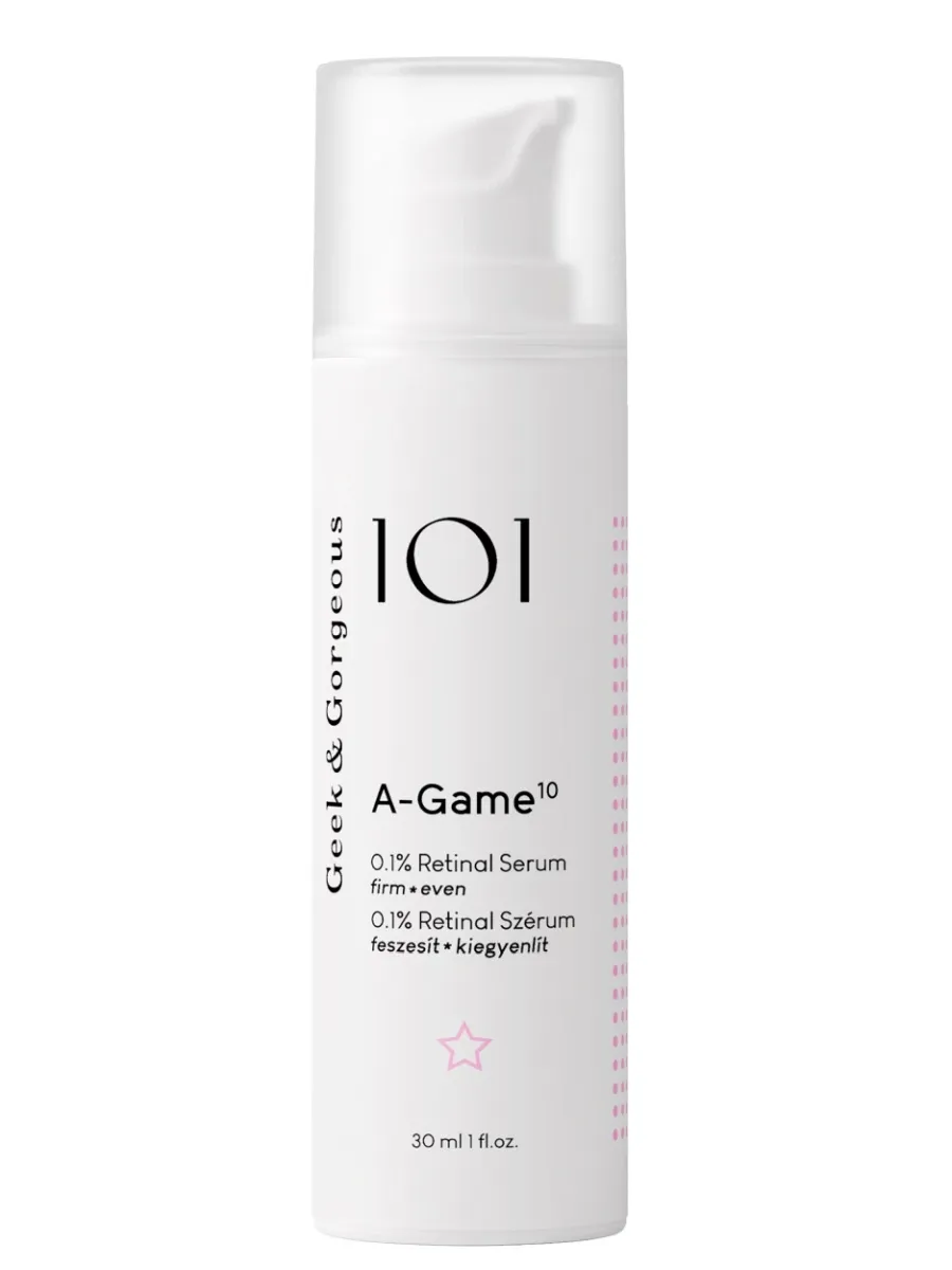 obrazek 1 Geek & Gorgeous A-Game 10 Przeciwzmarszczkowe serum z retinalem 0,1%  30 ml