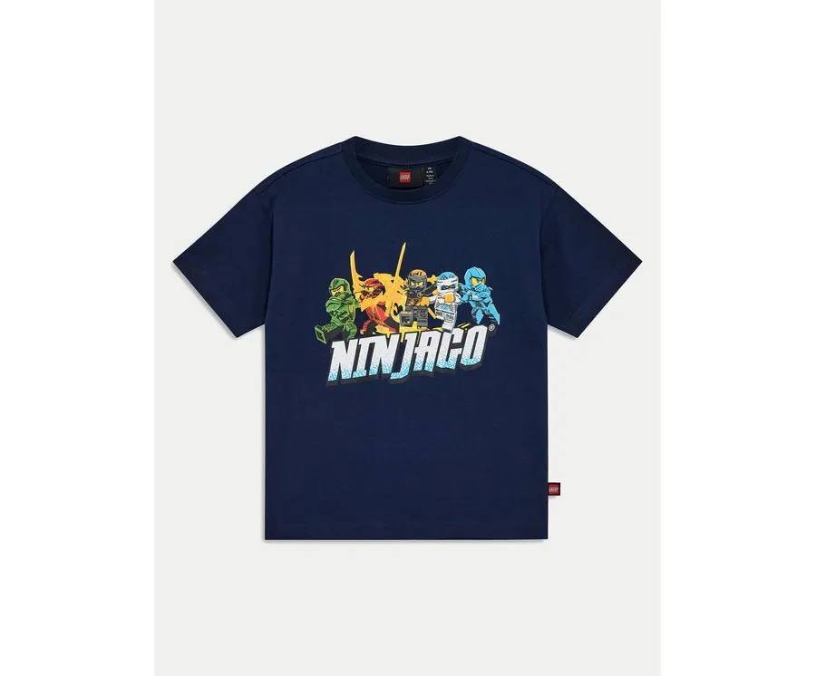 obrazek 1 LEGO T-Shirt Ninjago 12011417 Granatowy Regular Fit
